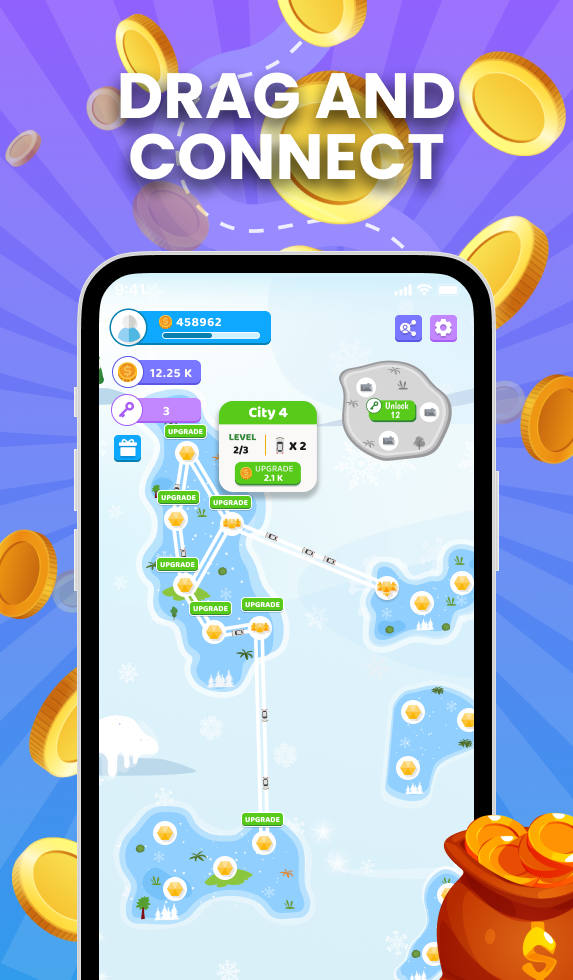 اسکرین شات 1 بازی City Rush - Earn money