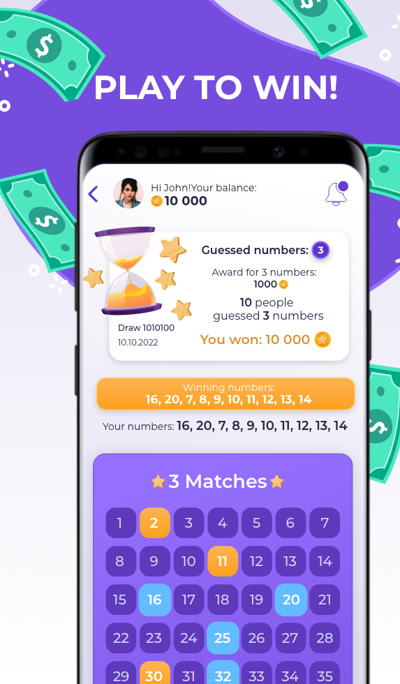 اسکرین شات 5 بازی Make money with Lucky Numbers