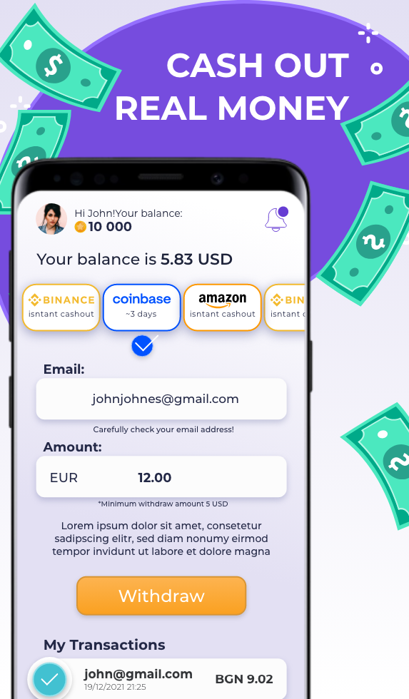 اسکرین شات 4 بازی Make money with Lucky Numbers
