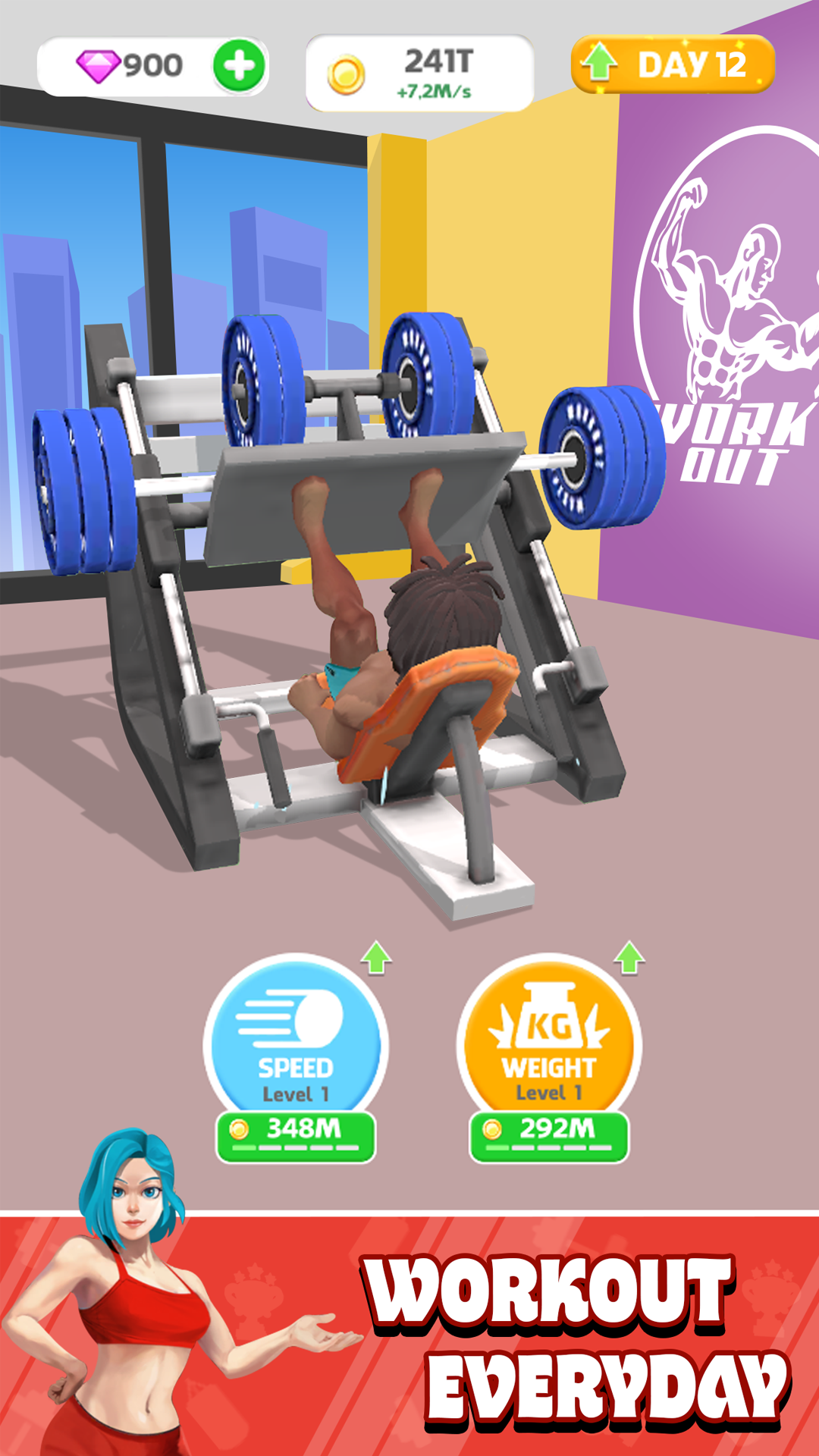 اسکرین شات 5 بازی Idle Workout Fitness: MMA Club