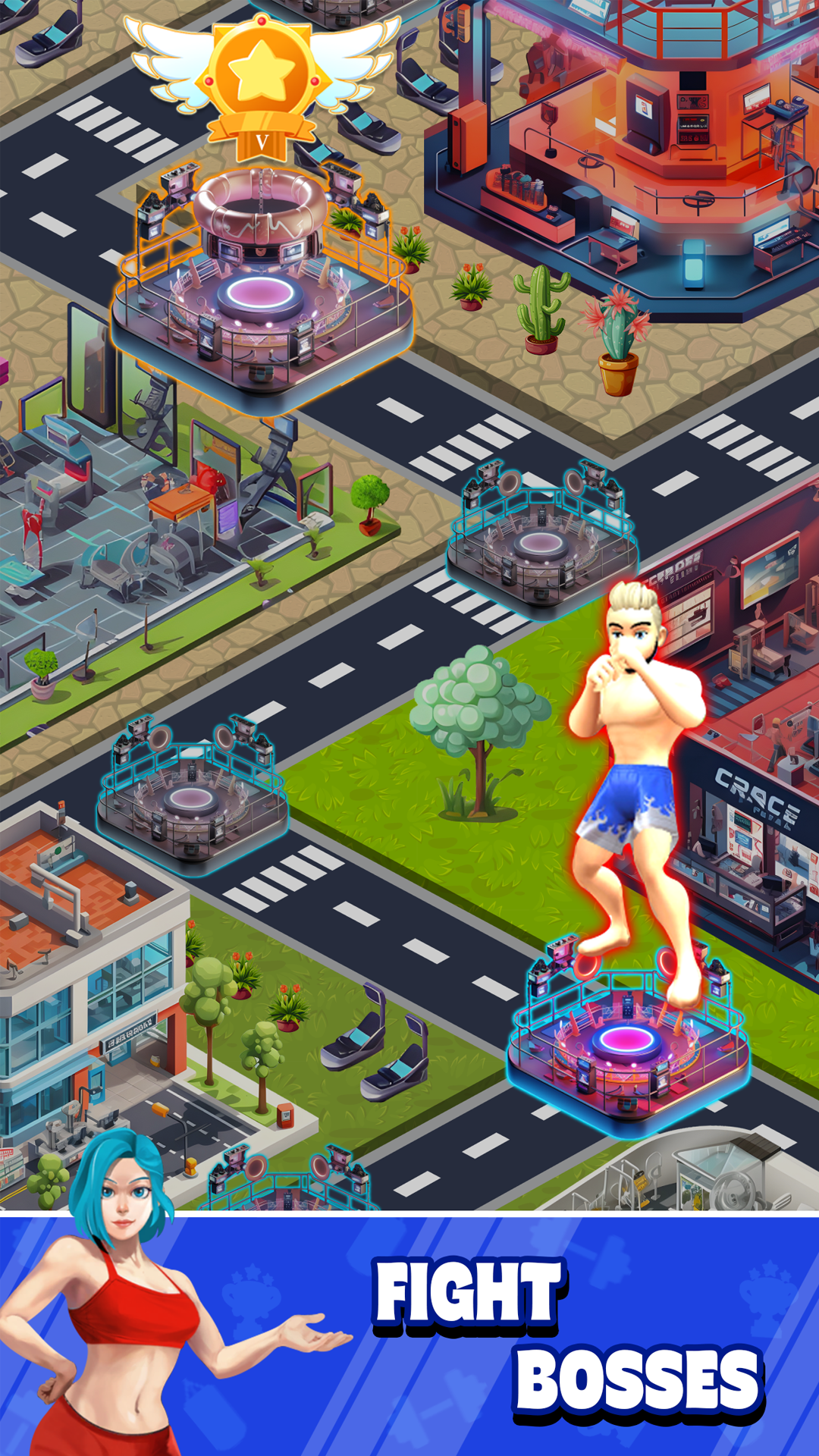 اسکرین شات 3 بازی Idle Workout Fitness: MMA Club