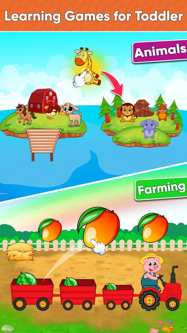 اسکرین شات 5 بازی Toddler Games: 2-5 Year Kids