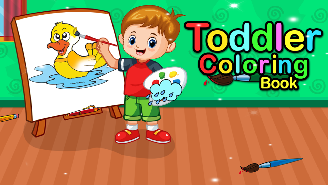 اسکرین شات 1 برنامه Toddler Coloring Book for Kids