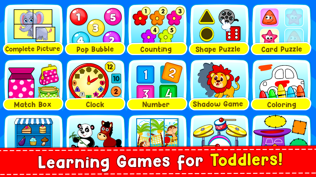 اسکرین شات 1 برنامه Toddler Games for 2+ Year Olds