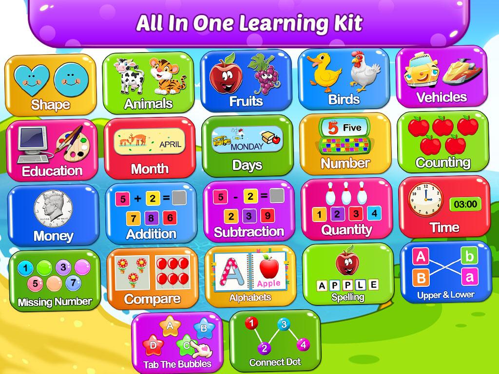 اسکرین شات 1 بازی Preschool Learning Games