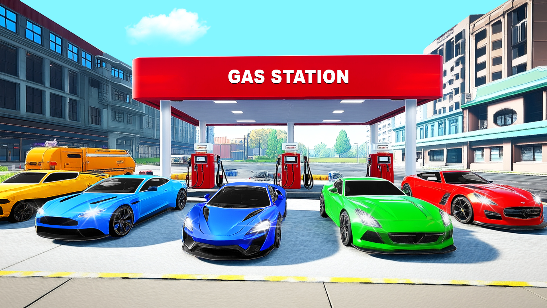 اسکرین شات 4 برنامه Gas Station Car Mechanic Sim