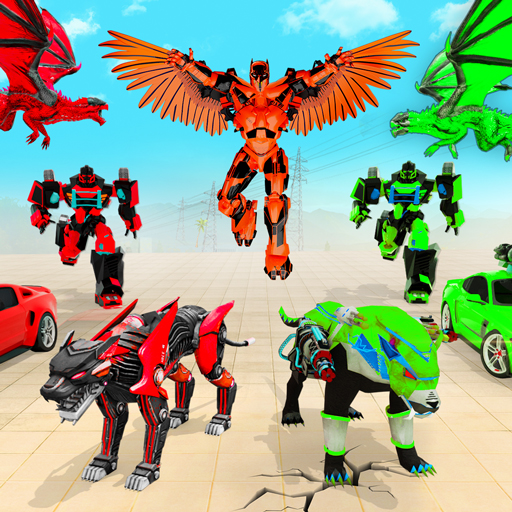 اسکرین شات 1 بازی Panther Robot Police Car Games