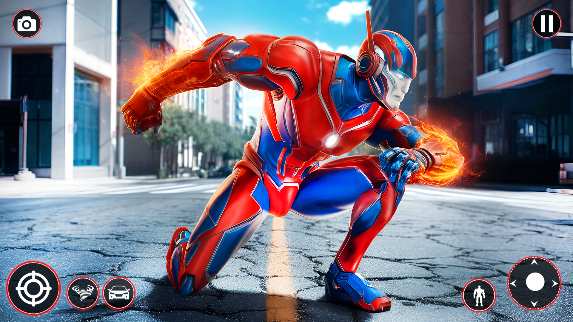 اسکرین شات 4 بازی Spider Robot: Robot Car Games