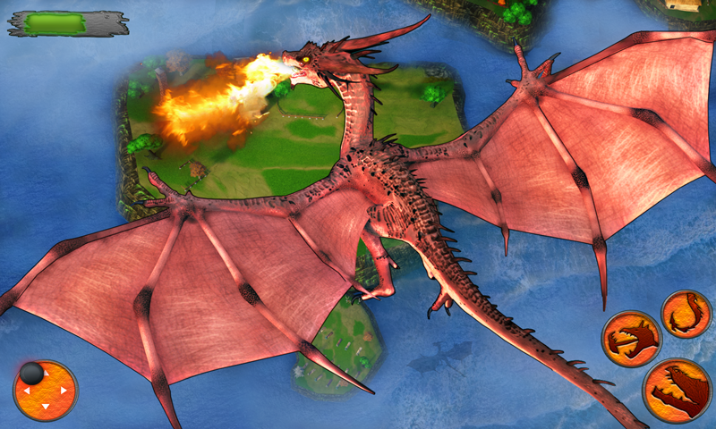 اسکرین شات 2 برنامه House Dragon Attack Simulator