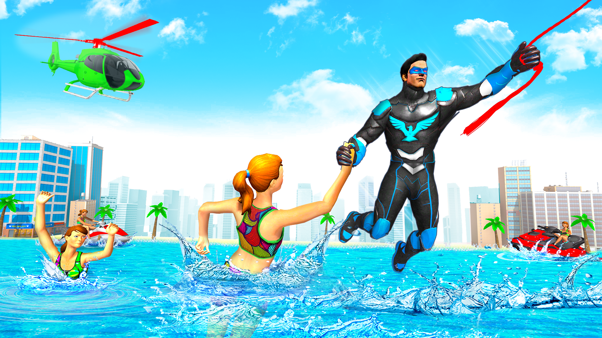 اسکرین شات 6 برنامه Super Rope Hero Fighting Game