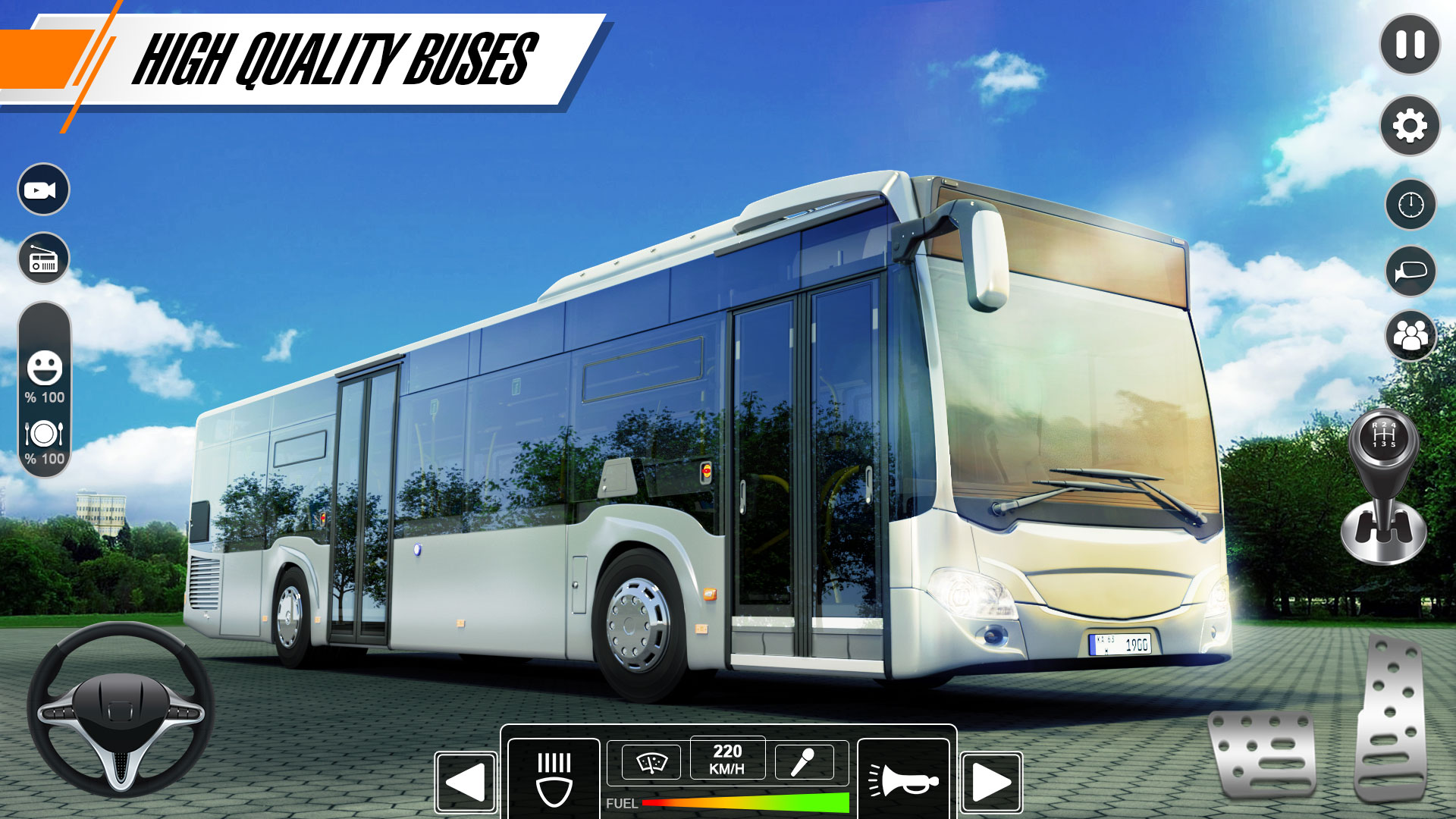 اسکرین شات 5 بازی offroad Bus Simulator 3D Games
