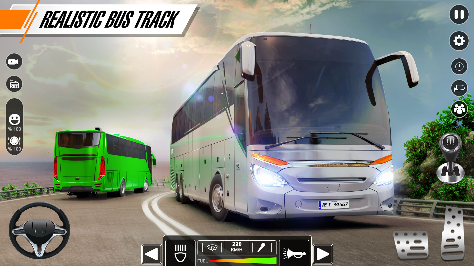 اسکرین شات 3 بازی offroad Bus Simulator 3D Games