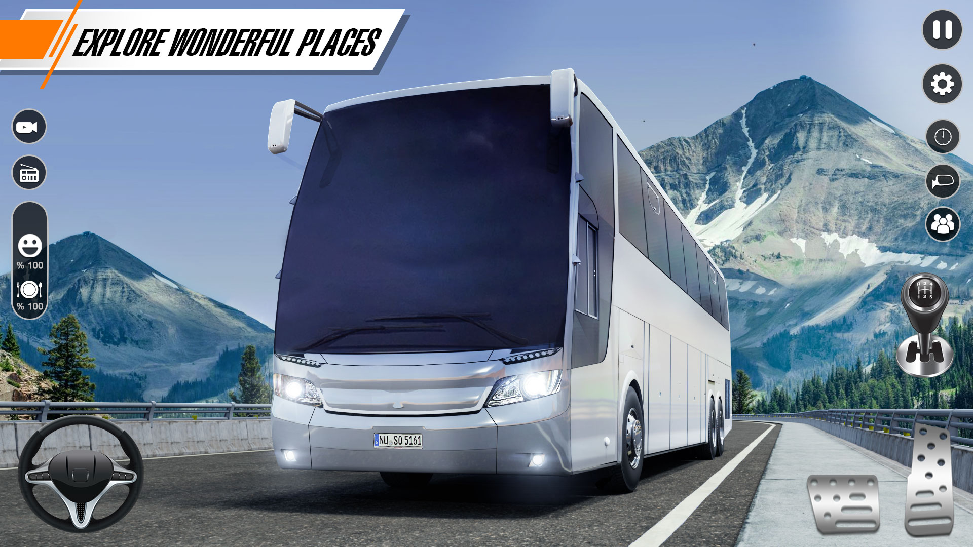 اسکرین شات 1 بازی offroad Bus Simulator 3D Games
