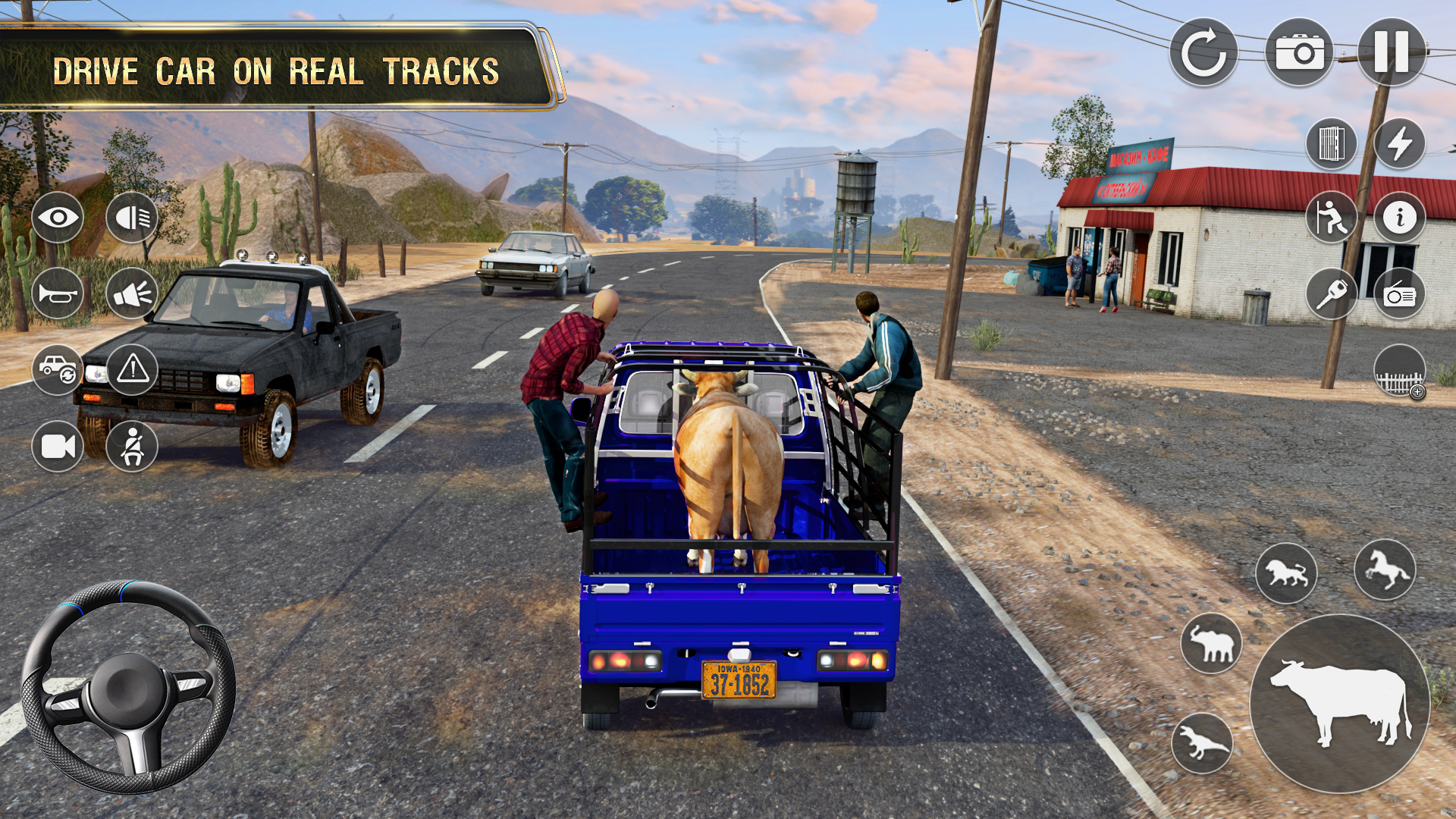 اسکرین شات 3 بازی Animal Cargo Truck Transport