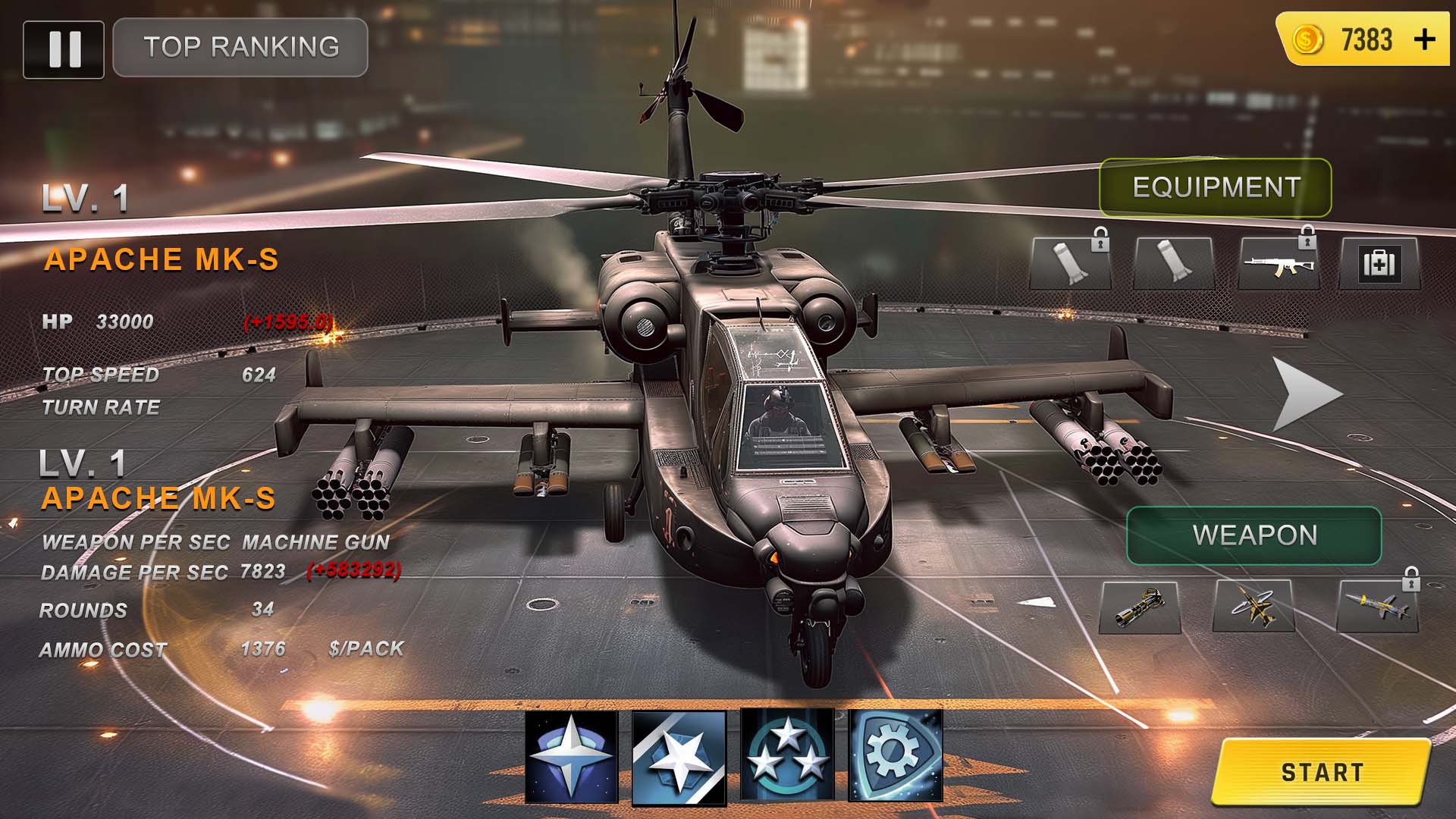 اسکرین شات 2 بازی Gunship Battle Helicopter Game