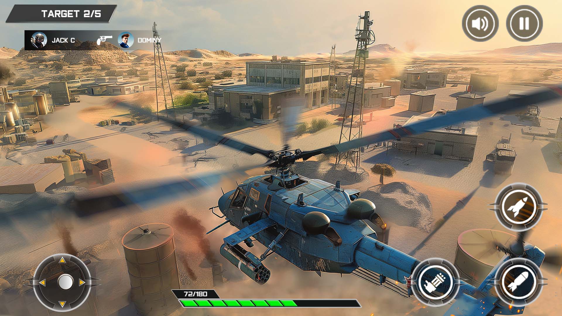 اسکرین شات 1 بازی Gunship Battle Helicopter Game
