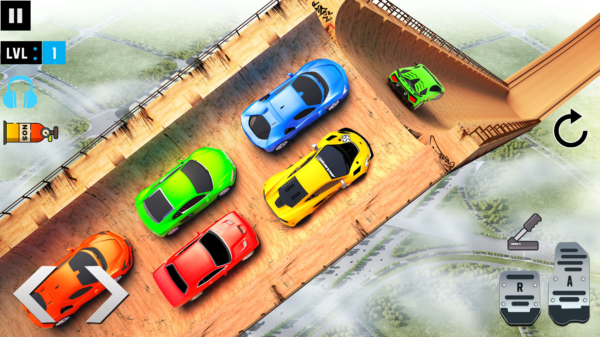 اسکرین شات 3 برنامه Car Stunt Races 3D: Mega Ramps