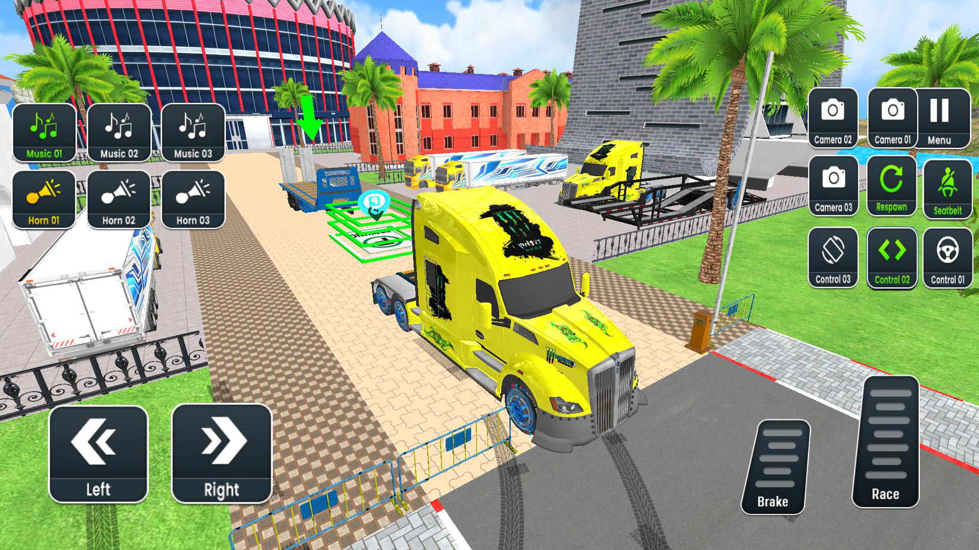 اسکرین شات 1 بازی GL Open World Truck Driving 3D