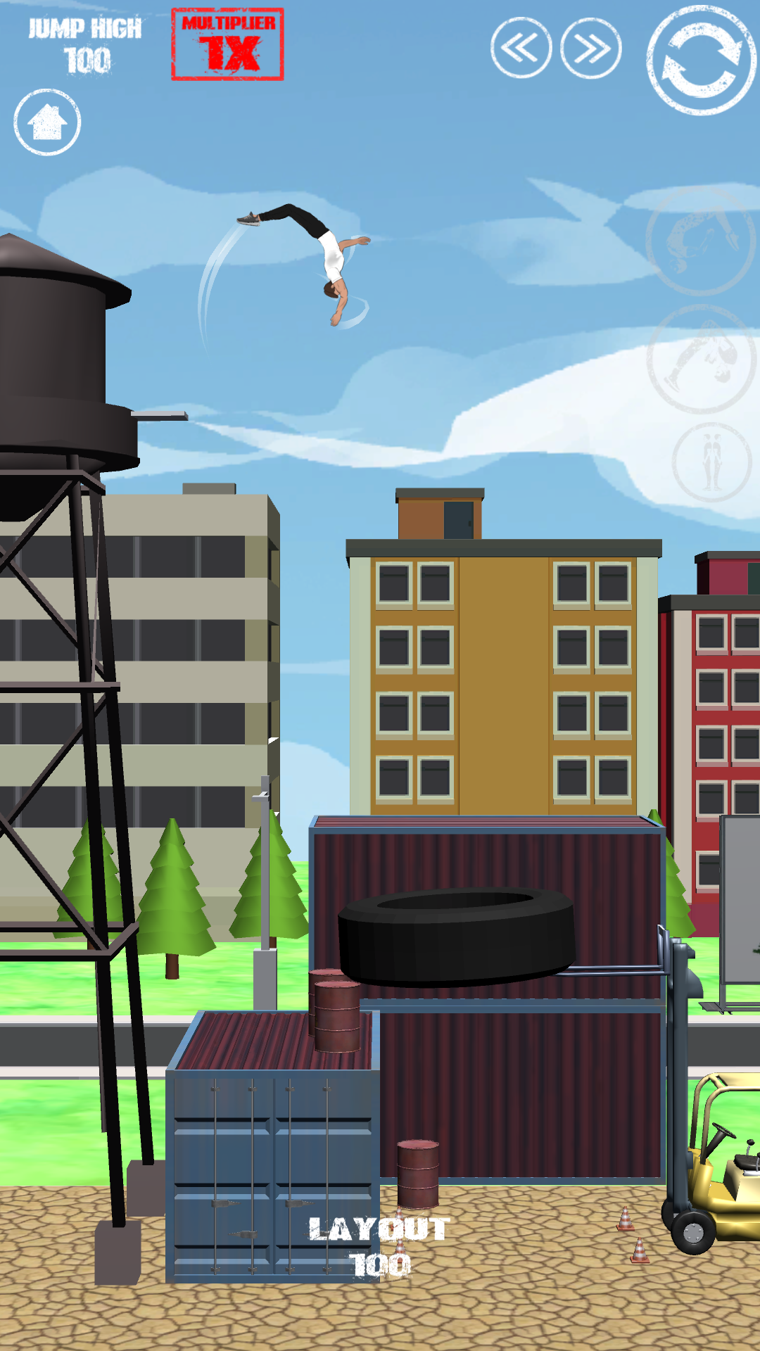 اسکرین شات 2 بازی SWAGFLIP - Parkour Origins