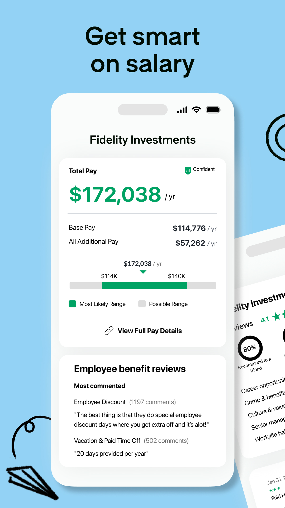 اسکرین شات 1 برنامه Glassdoor | Jobs & Careers