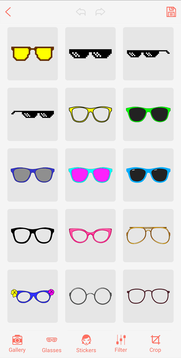 اسکرین شات 3 برنامه Glasses Camera