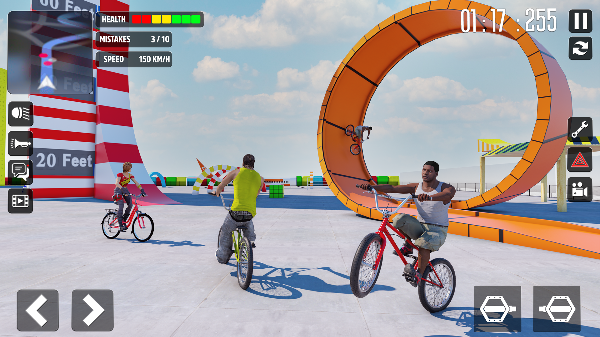 اسکرین شات 6 برنامه Cycle Stunt Games: Cycle Game