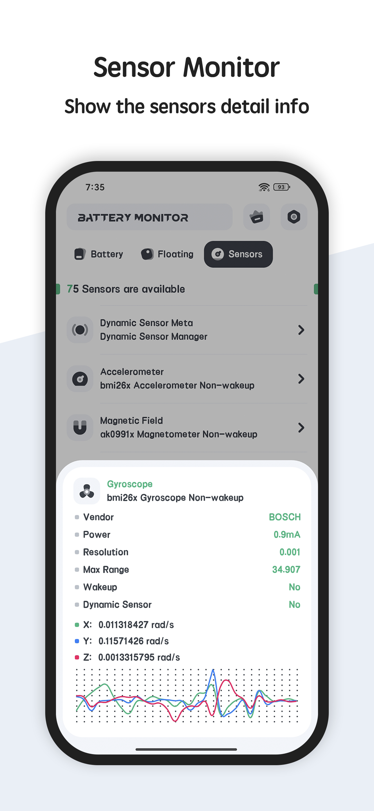 اسکرین شات 7 برنامه Battery Monitor