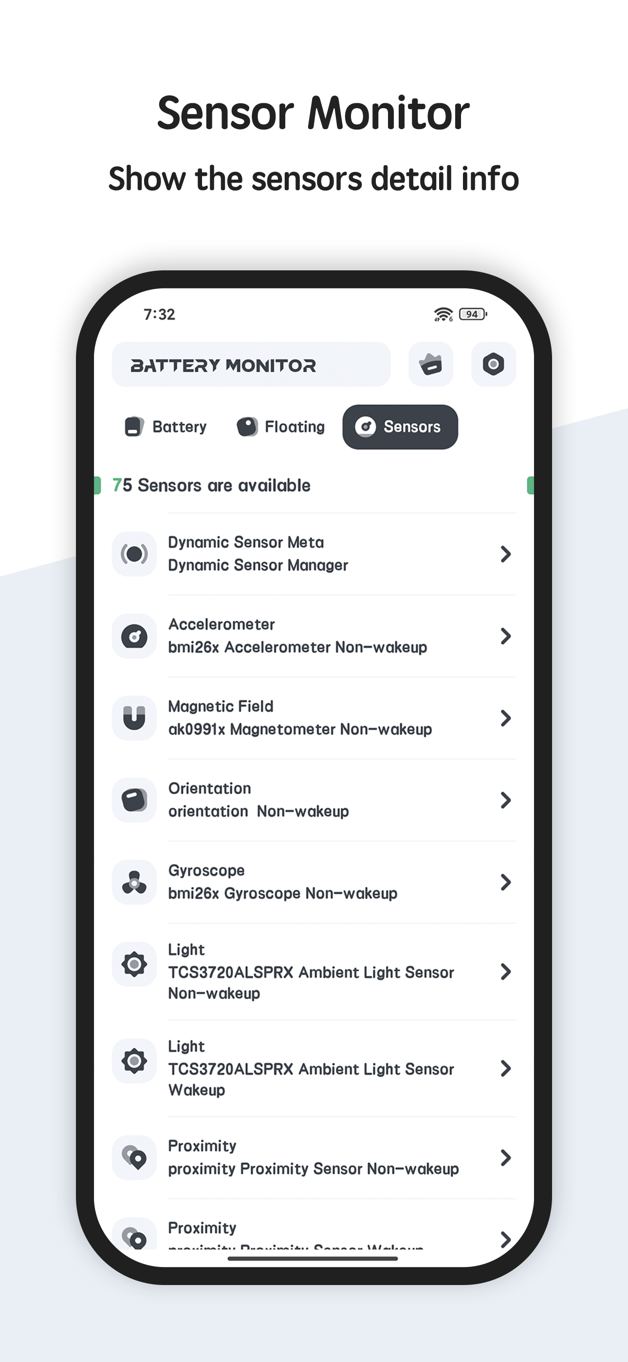 اسکرین شات 6 برنامه Battery Monitor