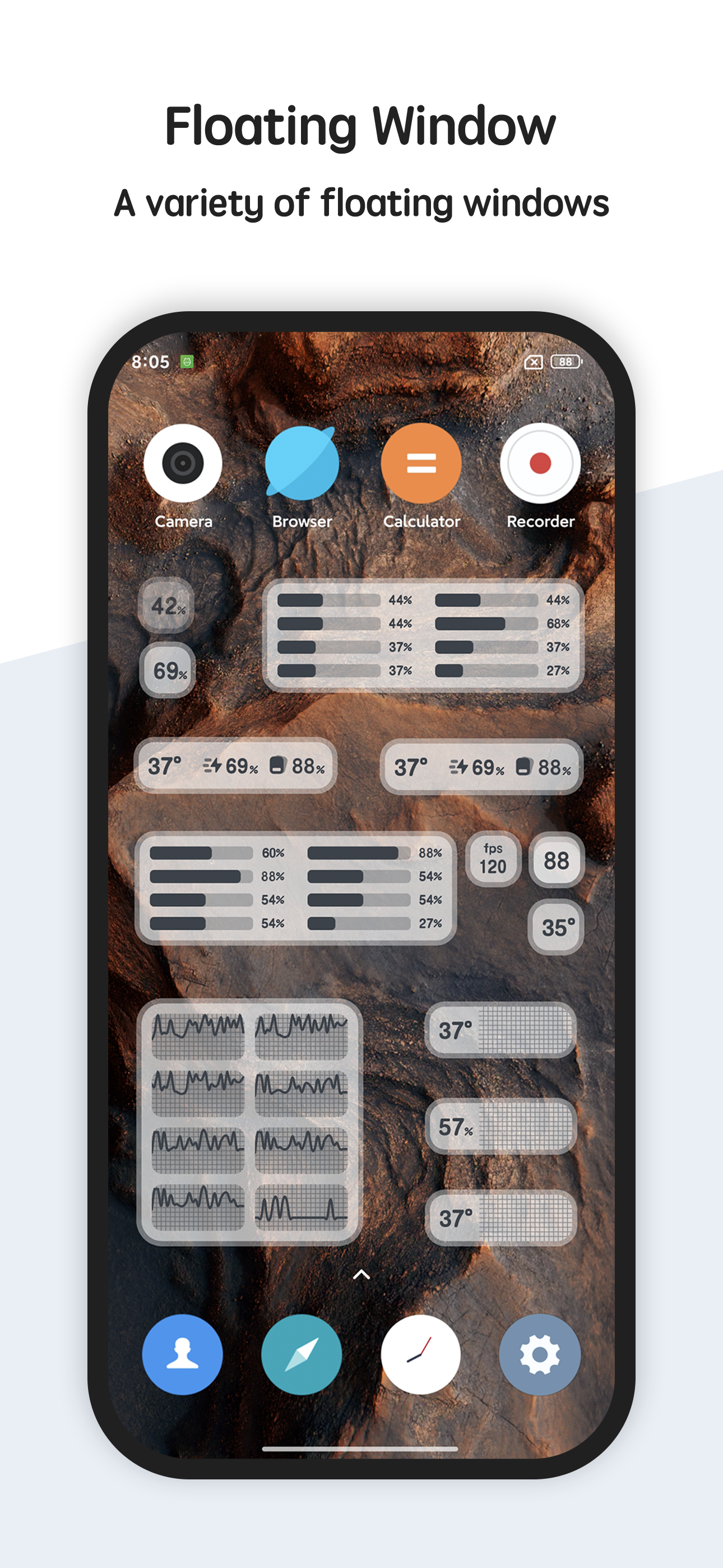 اسکرین شات 3 برنامه Battery Monitor
