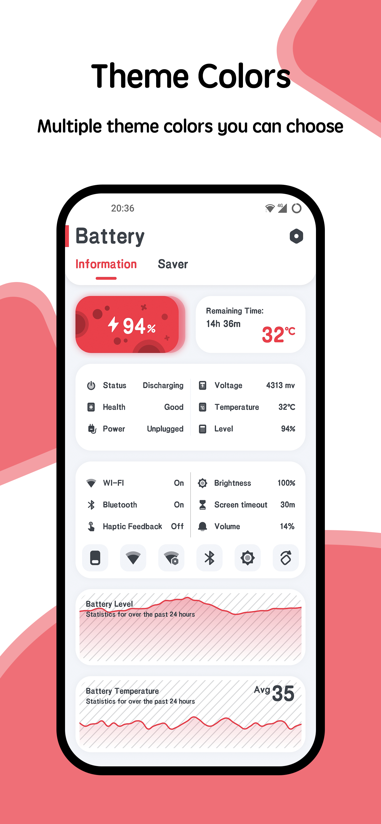 اسکرین شات 6 برنامه Battery Monitor