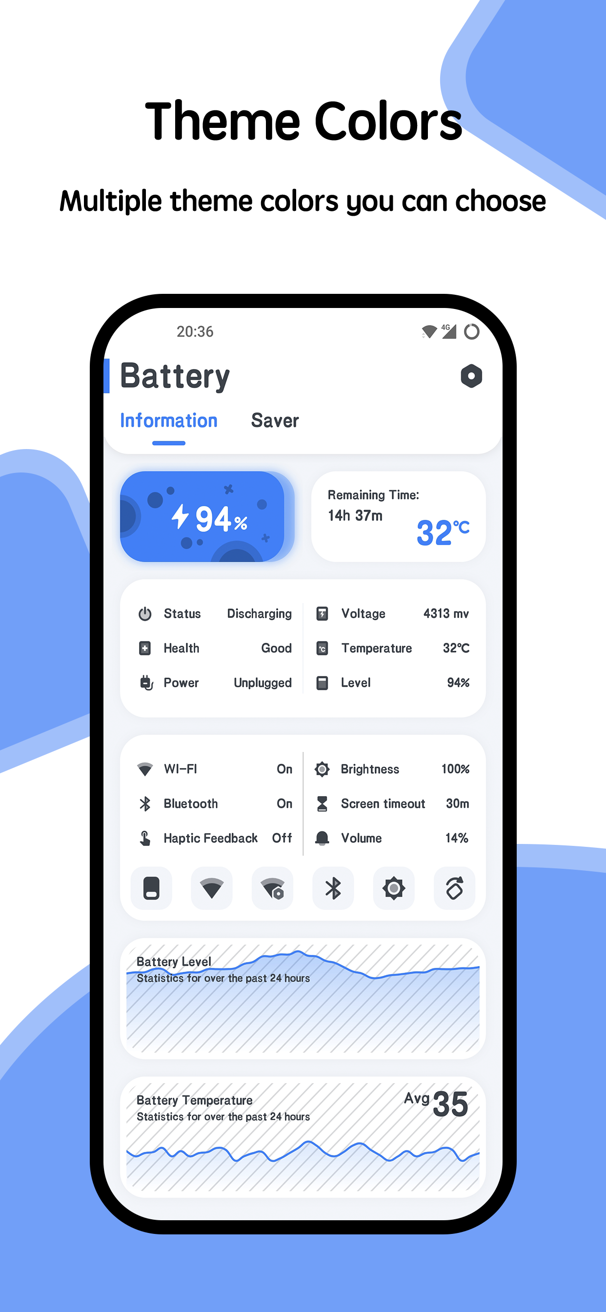 اسکرین شات 4 برنامه Battery Monitor