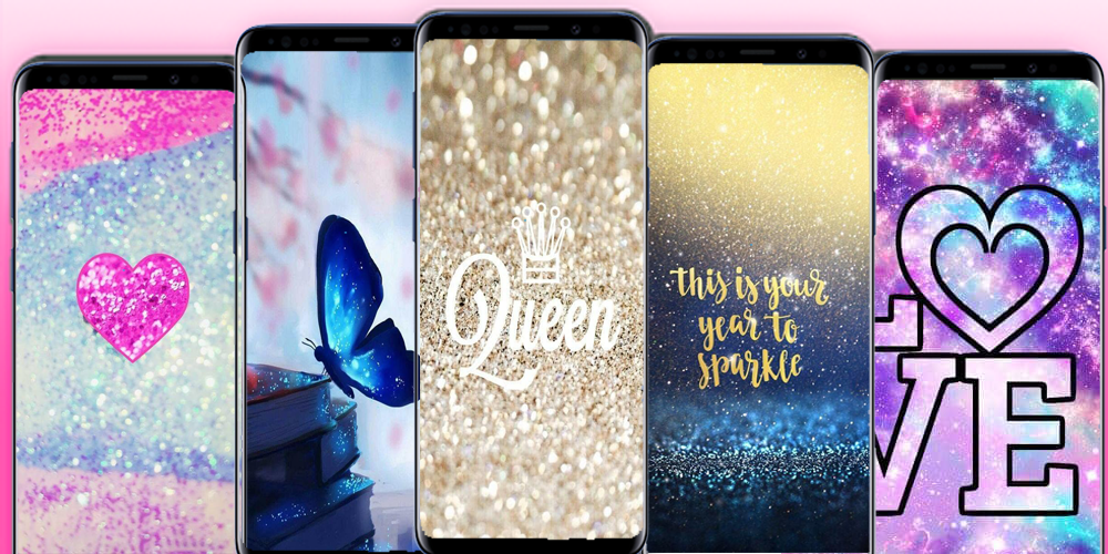 اسکرین شات 2 برنامه Glitter Wallpaper