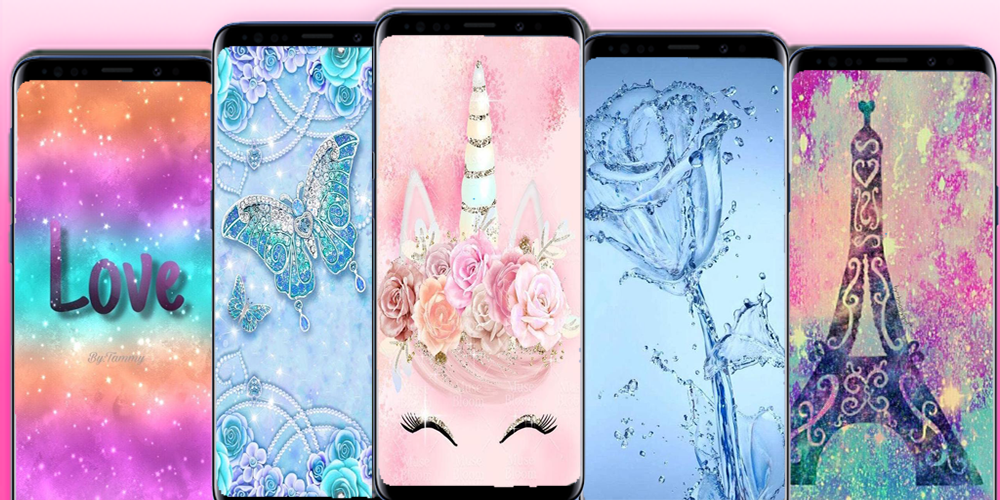 اسکرین شات 1 برنامه Glitter Wallpaper