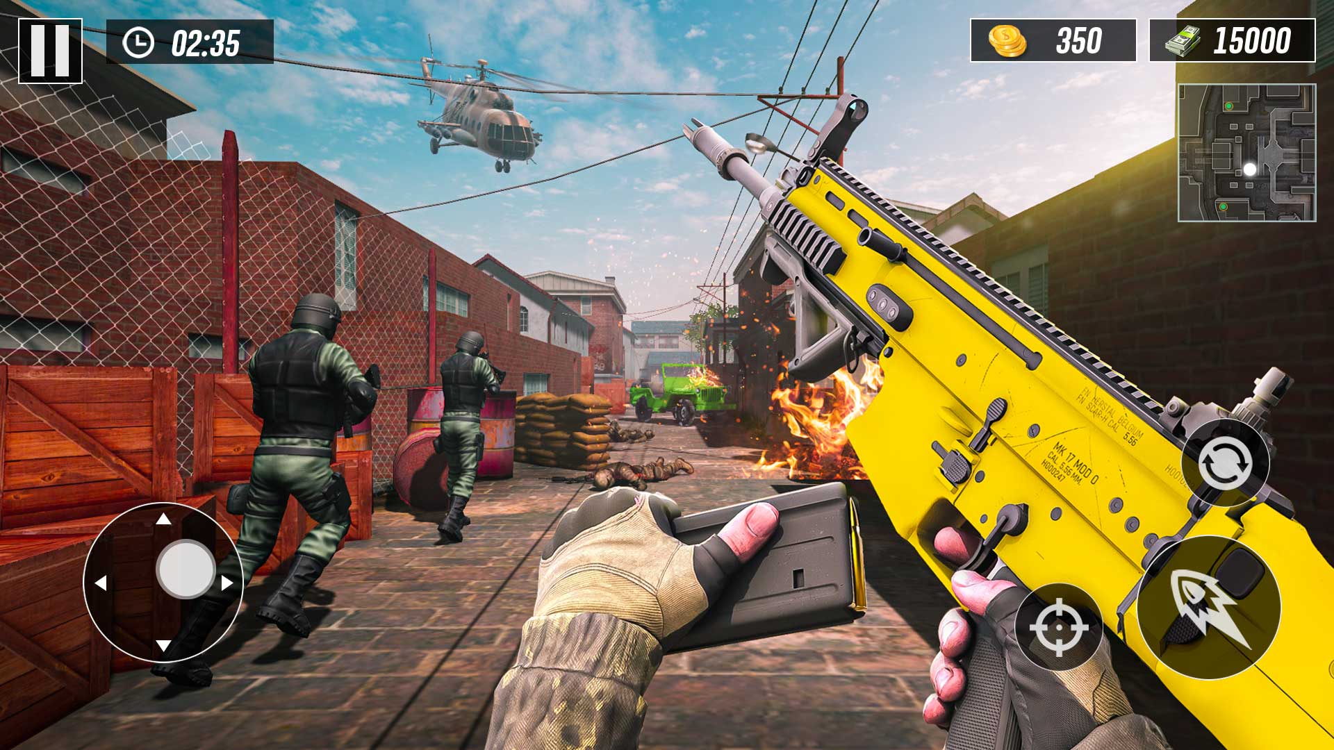 اسکرین شات 5 برنامه FPS Commando Strike: Gun Games