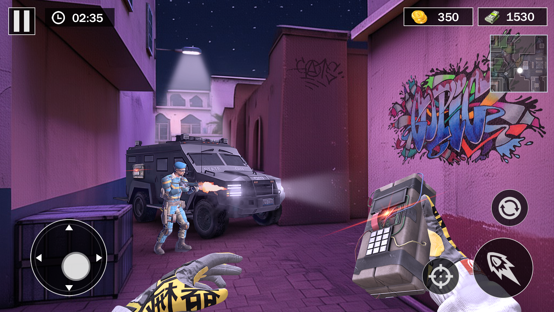 اسکرین شات 8 برنامه FPS Commando Strike: Gun Games