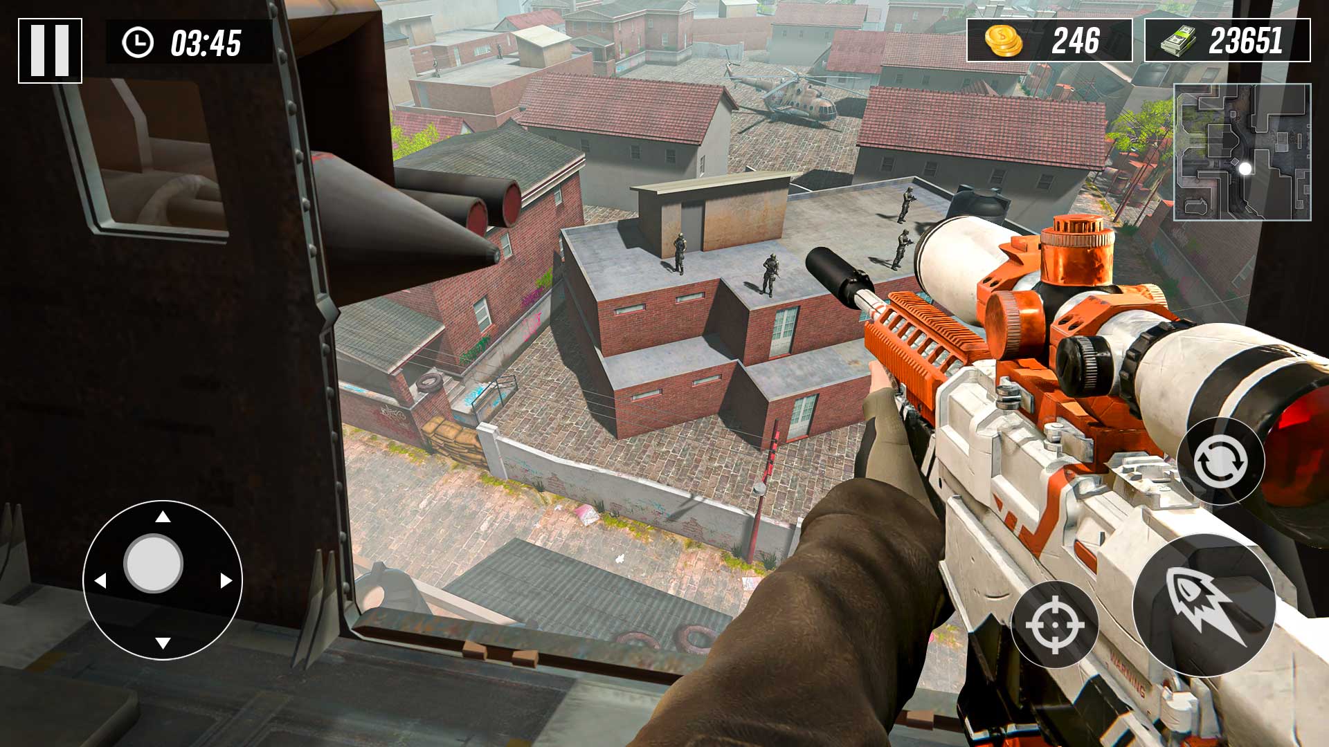 اسکرین شات 6 برنامه FPS Commando Strike: Gun Games