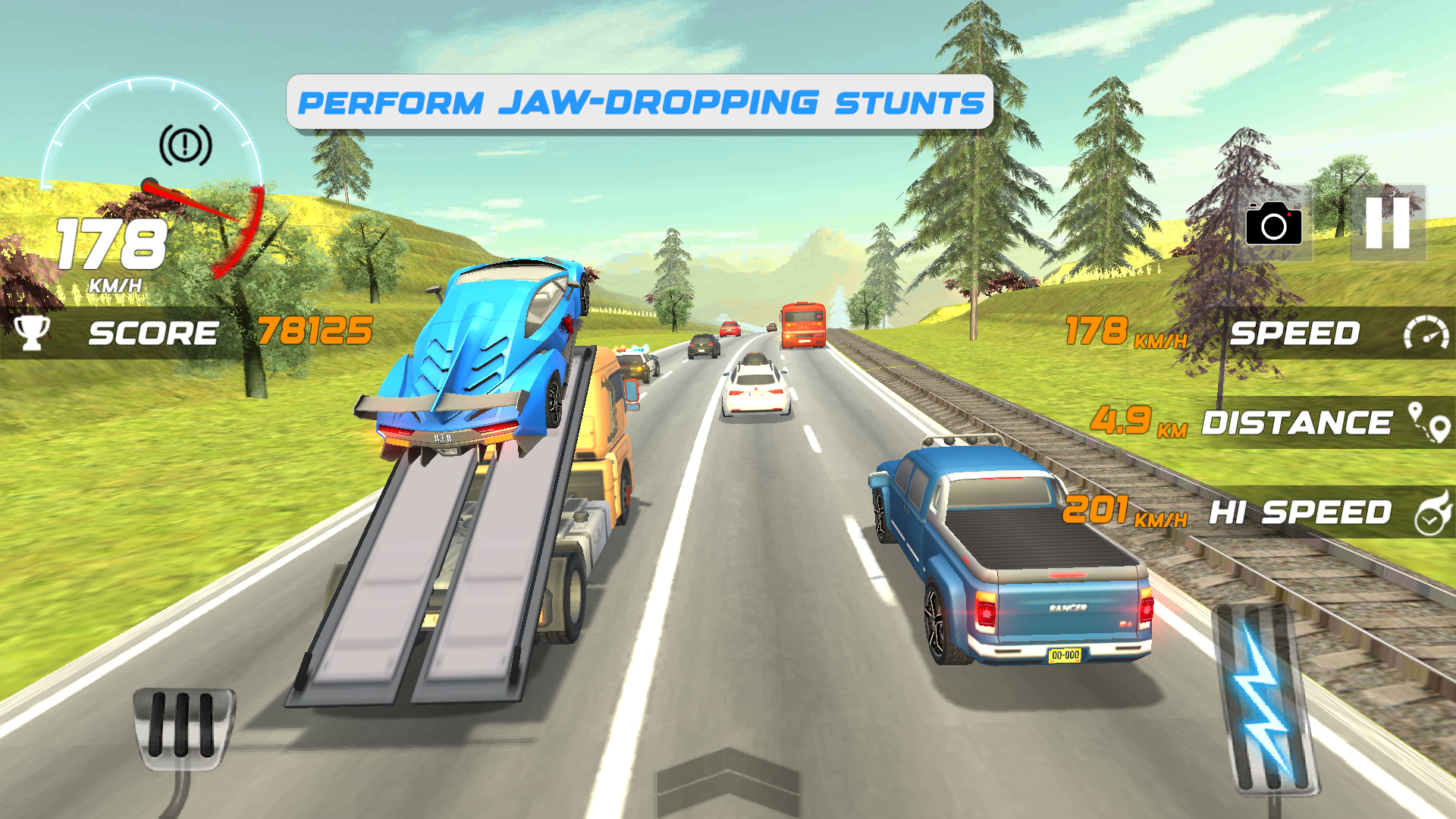 اسکرین شات 2 بازی Heavy Traffic Rider Car Games