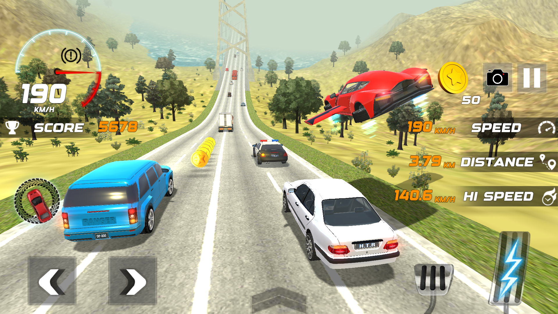 اسکرین شات 4 بازی Heavy Traffic Rider Car Game