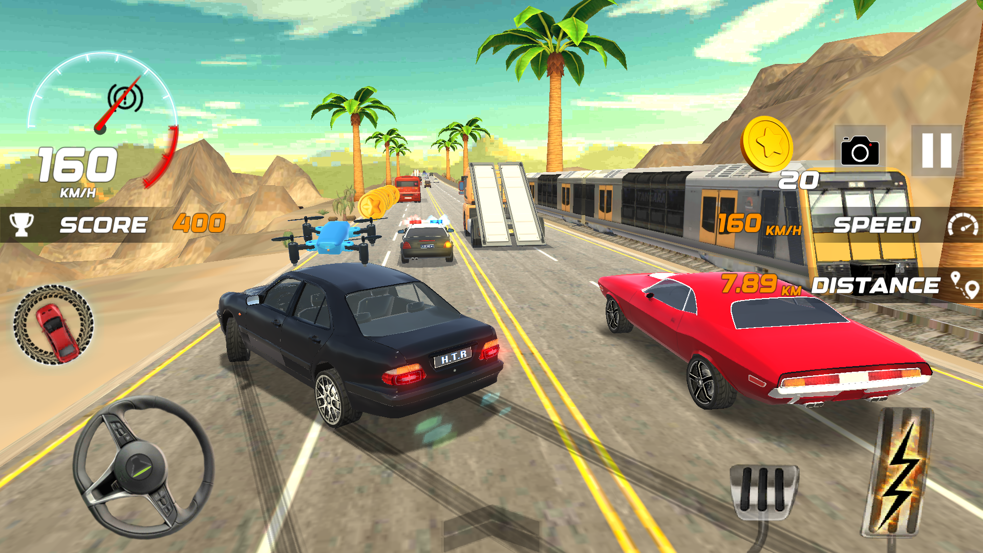 اسکرین شات 5 بازی Heavy Traffic Rider Car Game