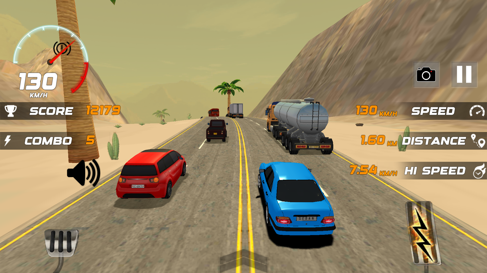 اسکرین شات 2 بازی Heavy Traffic Rider Car Game