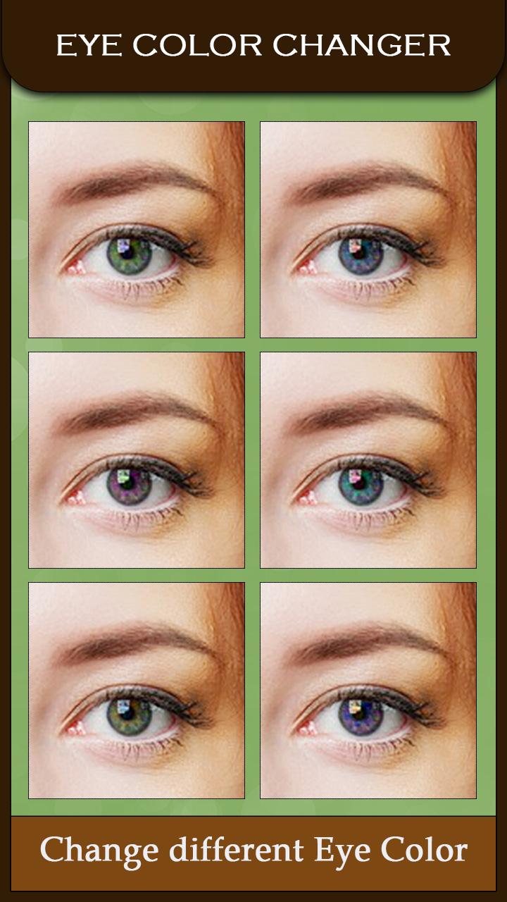 اسکرین شات 7 برنامه Eye Color Changer - Eye Lens Photo Editor