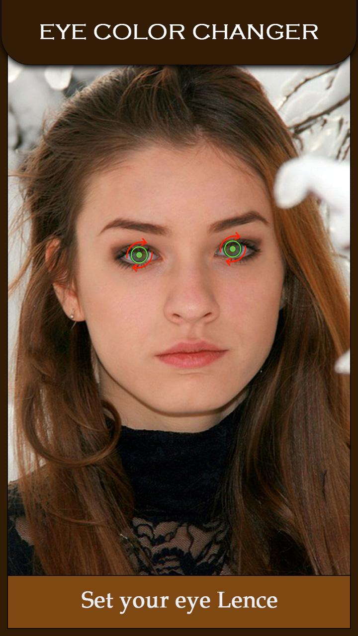 اسکرین شات 6 برنامه Eye Color Changer - Eye Lens Photo Editor