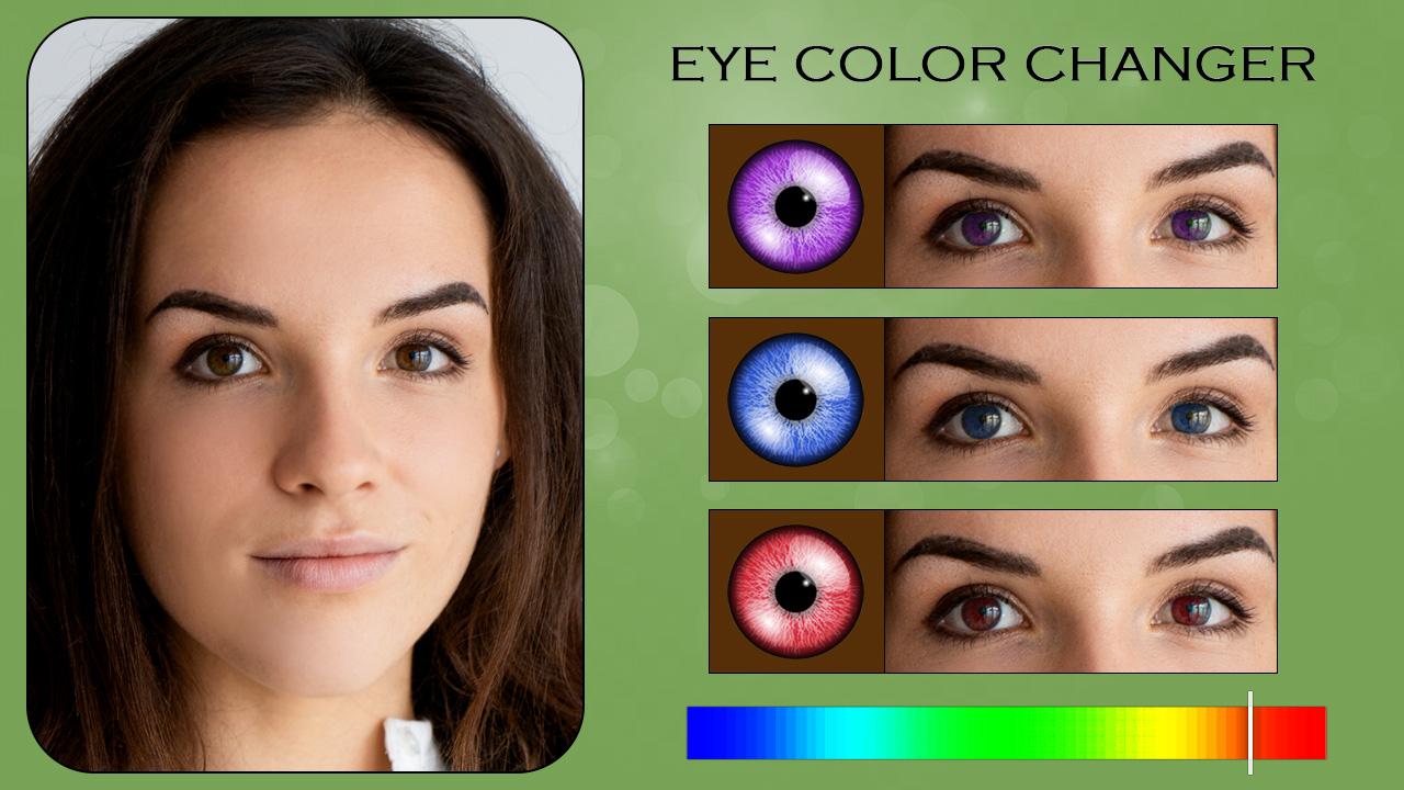 اسکرین شات 1 برنامه Eye Color Changer - Eye Lens Photo Editor
