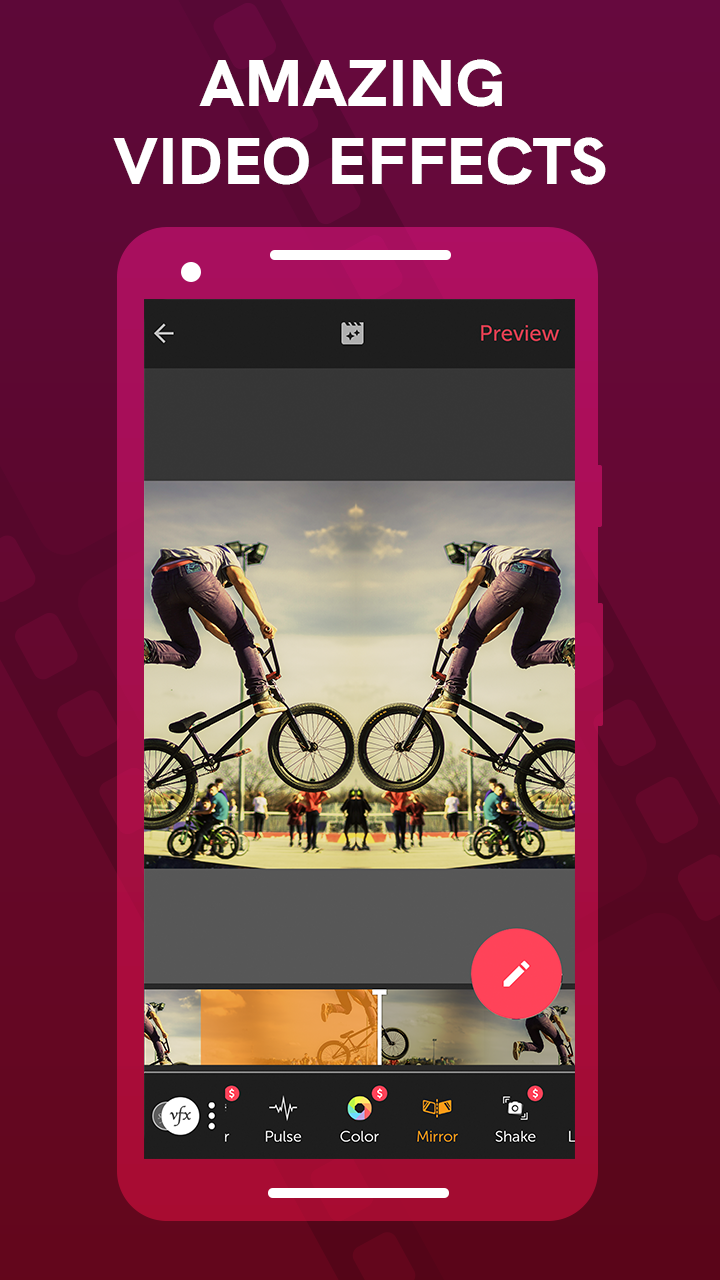 اسکرین شات 3 برنامه Vizmato - Video editor & maker