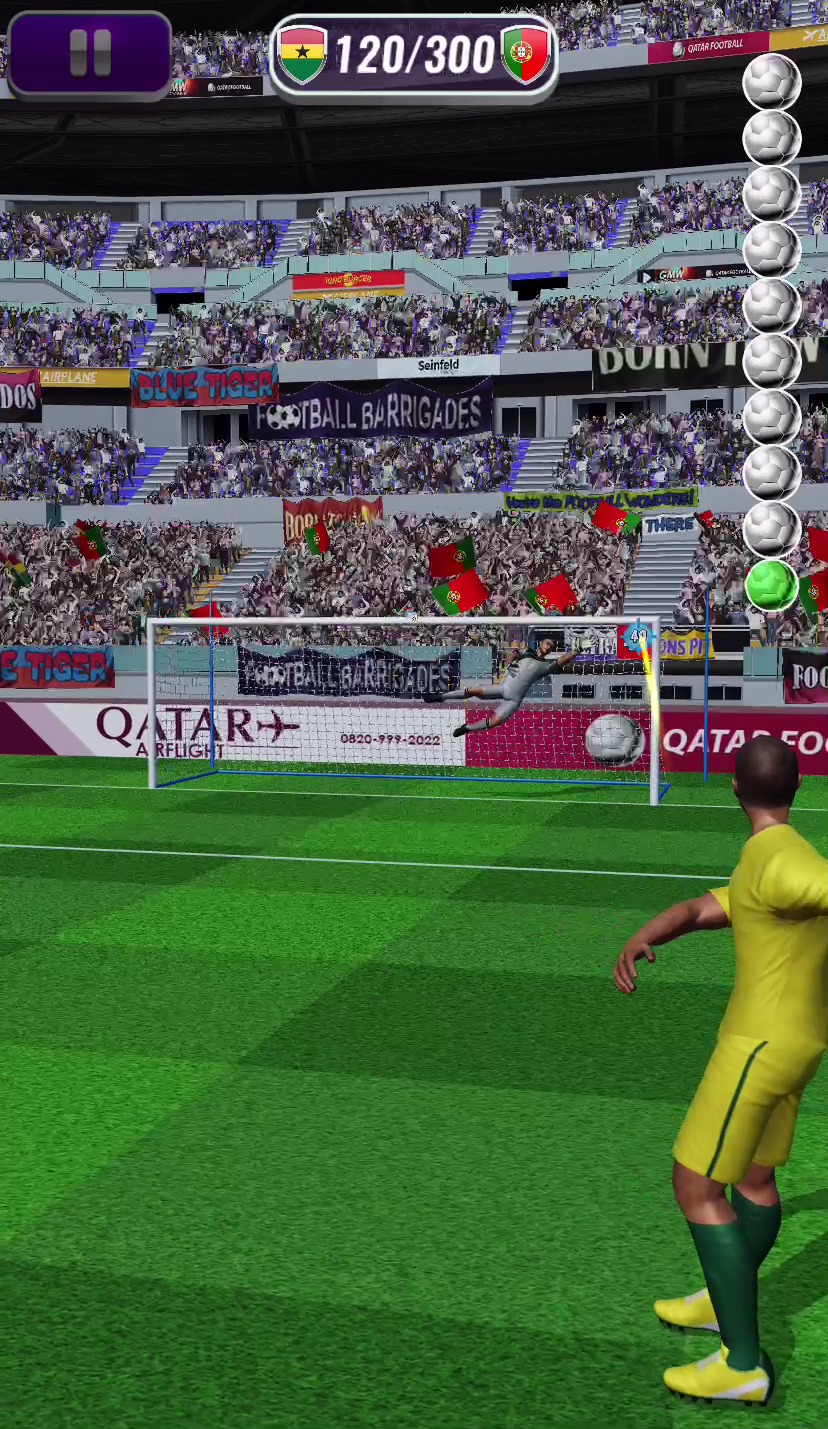 اسکرین شات 3 بازی World Penalty Flick Soccer