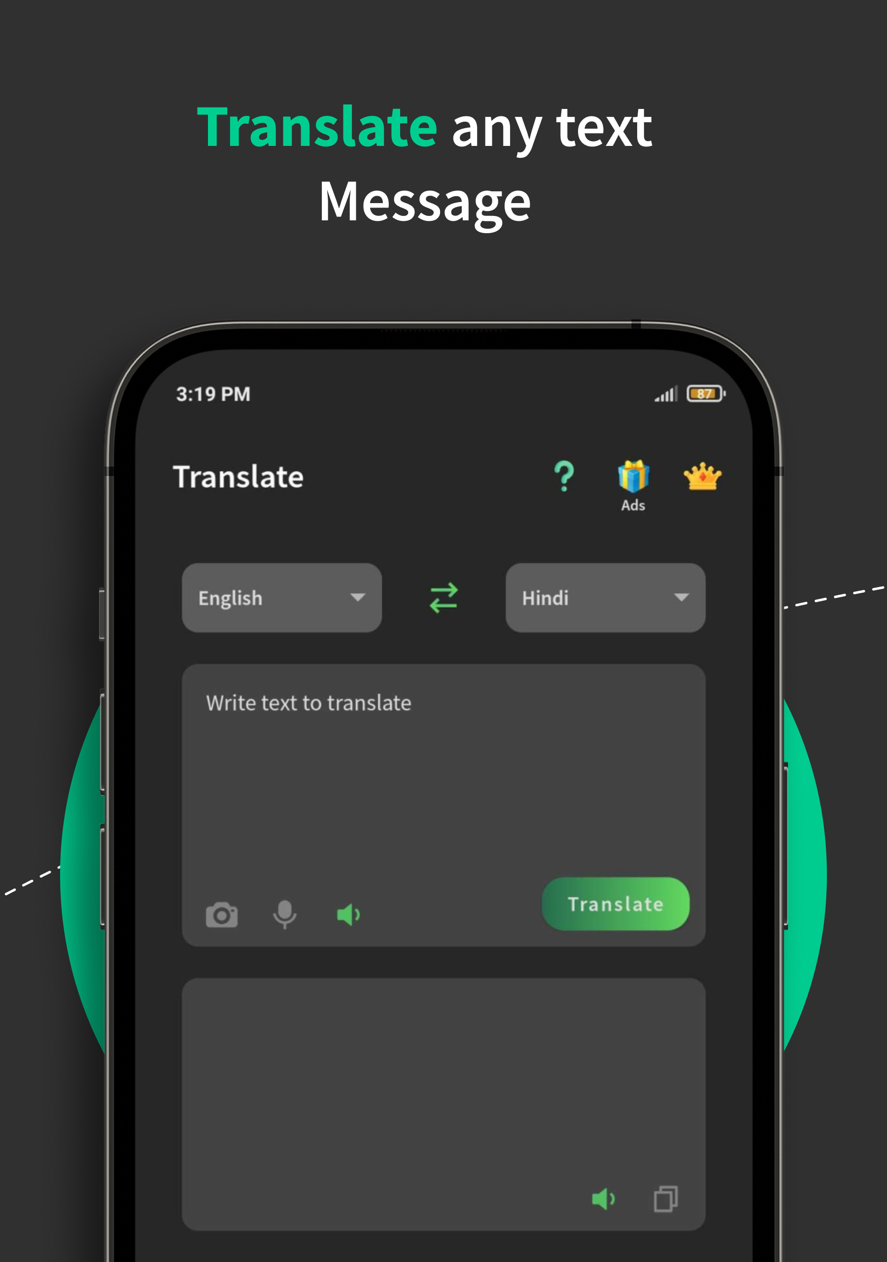 اسکرین شات برنامه Languages translator keyboard 6