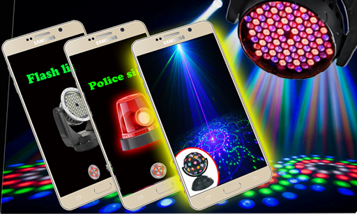 اسکرین شات 2 برنامه Disco Light: Flashlight Color Light