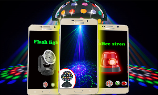 اسکرین شات 3 برنامه Disco Light: Flashlight Color Light
