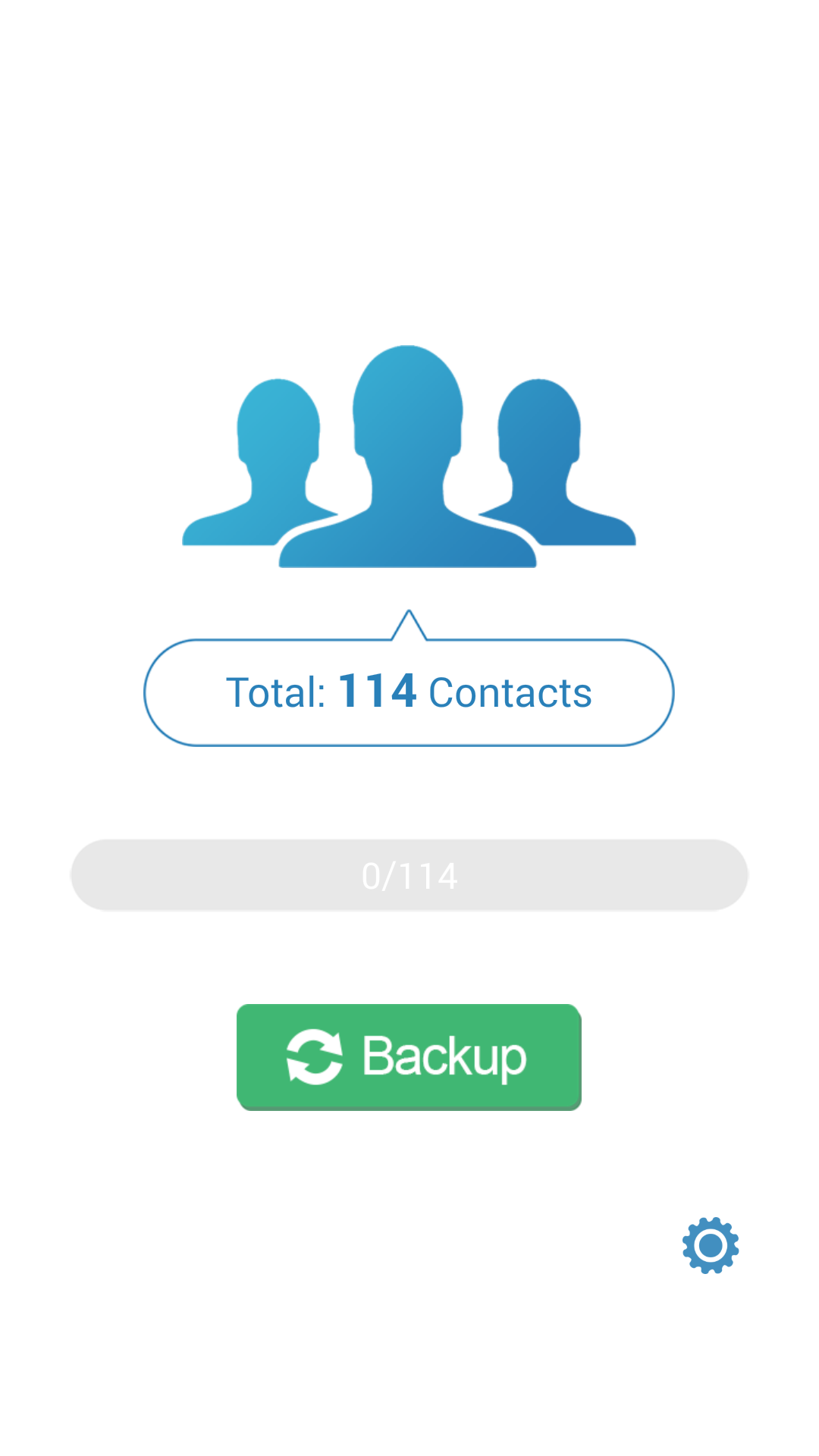 اسکرین شات 1 برنامه MCBackup - My Contacts Backup