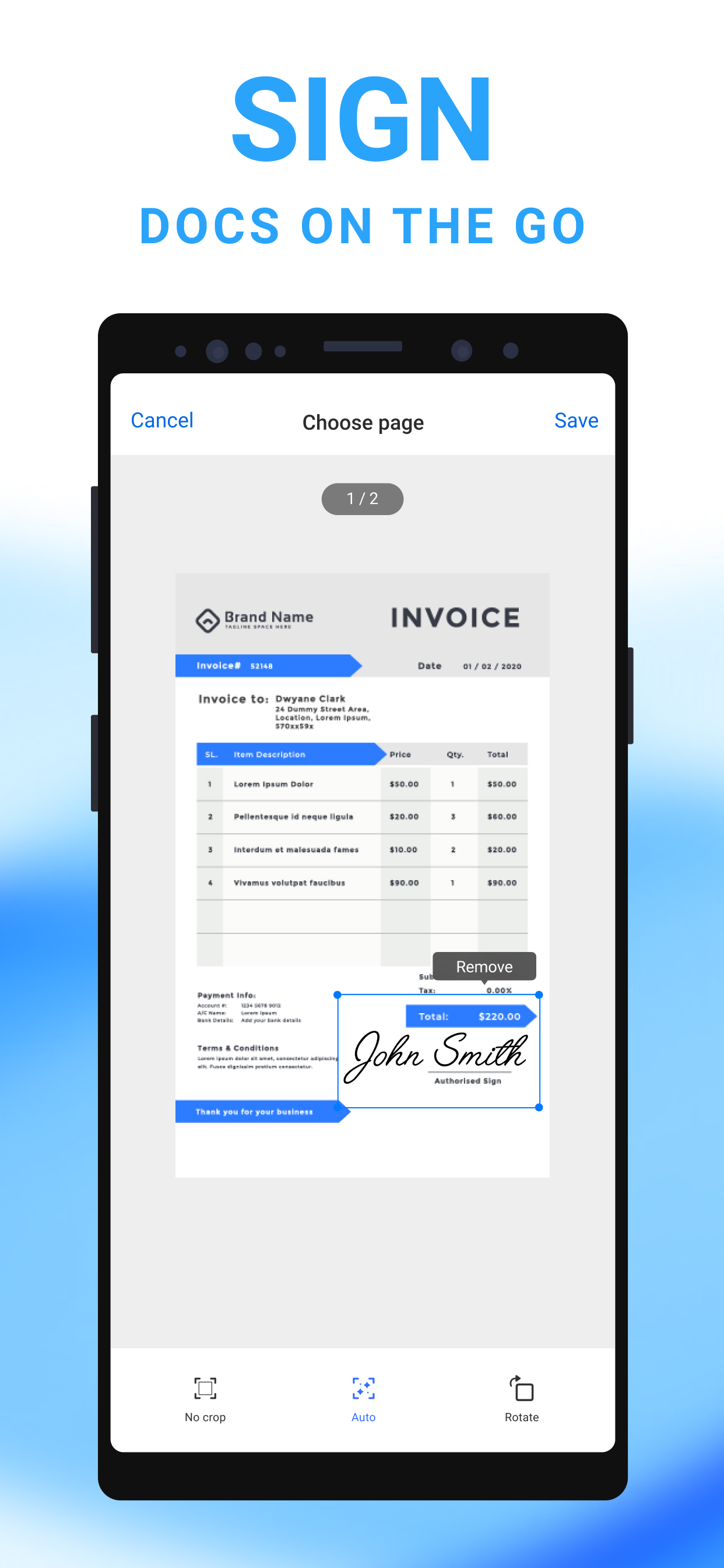 اسکرین شات 5 برنامه Mobile Scanner App - Scan PDF